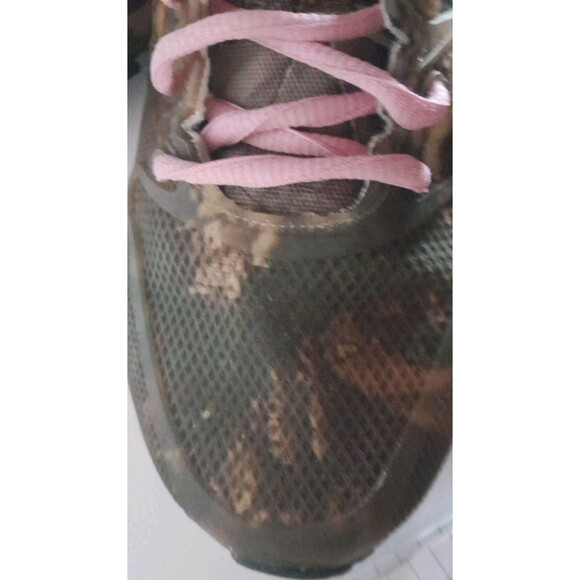 'Real Tree Girlls" Shoes Size Womens 10m Green/Pink Camo Hunting-Fishing - Picture 14 of 16